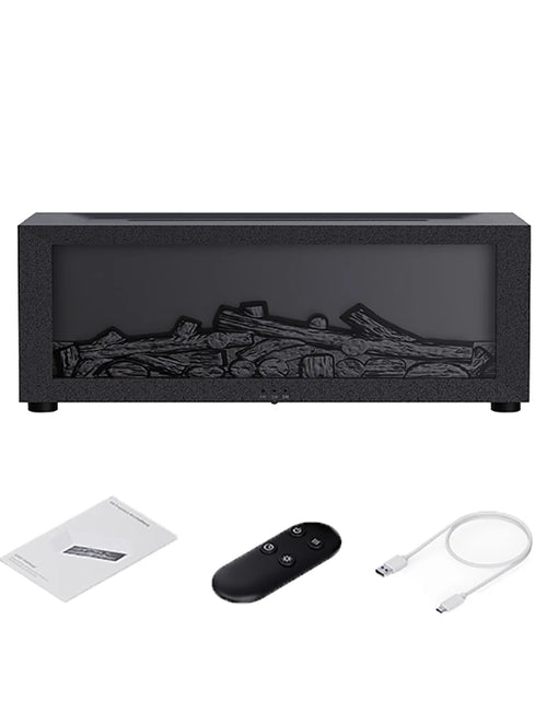 Load image into Gallery viewer, Aroma Humidifier Flame Essential Oil Diffuser Air Humidifier Aromatherapy Fragrance Diffuser with RGB Light and Remote Control
