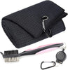 Black Towel+Pink Brush