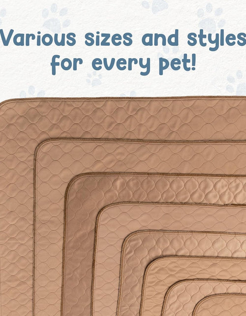 Load image into Gallery viewer, Pee Pads for Dogs - Dog &amp; Puppy Training Pads - Rounded Corners - Washable, Reusable - Laminated, Waterproof, Sanitary Potty Protector Dog Mat - Pet Essentials
