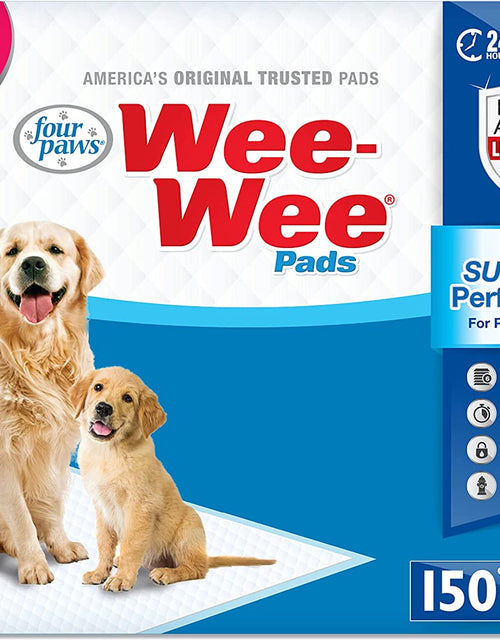 Load image into Gallery viewer, Wee-Wee Superior Performance Pee Pads for Dogs - Dog &amp; Puppy Pads for Potty Training - Dog Housebreaking &amp; Puppy Supplies - 22" X 23" (200 Count)
